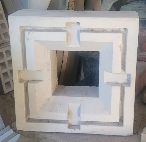 Cobogó de concreto Cruz 30x30x10cm