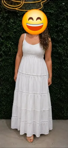 Vestido branco lindo
