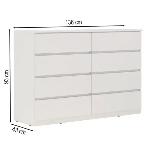 Cômoda 8 Gavetas