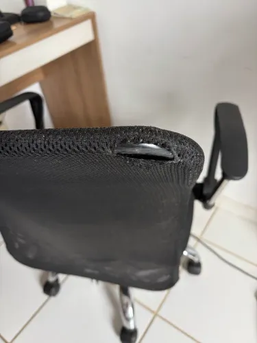 Cadeira de escritório preta