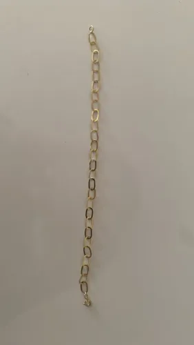 Pulseira de ouro 18k, 1,8g, 18cm