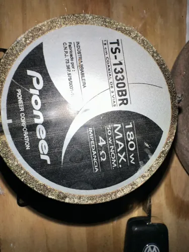 Par de alto falantes pioneer 4 polegadas zerados