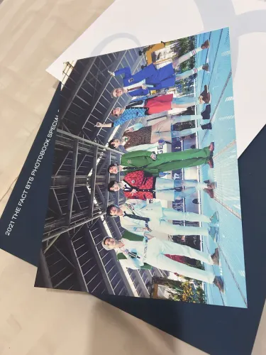 Pôster card bts album the fact original