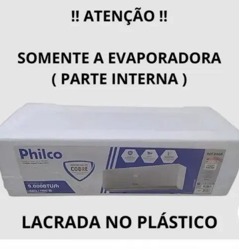 EVAPORADORA PHILCO 9MIL BTUS NOVA
