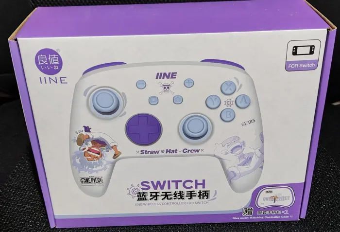 One Piece Luffy Deus Do Sol Pro Controller + Bag Branco Edição Limitada