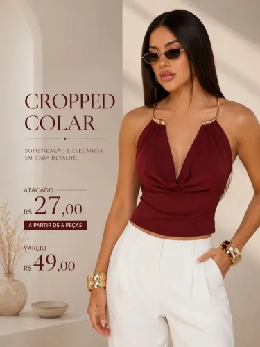 Cropped / atacado e varejo