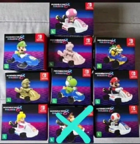 Coleção bonecos super mario kart mcdonald's faltando apenas 1 para Coleção completa 