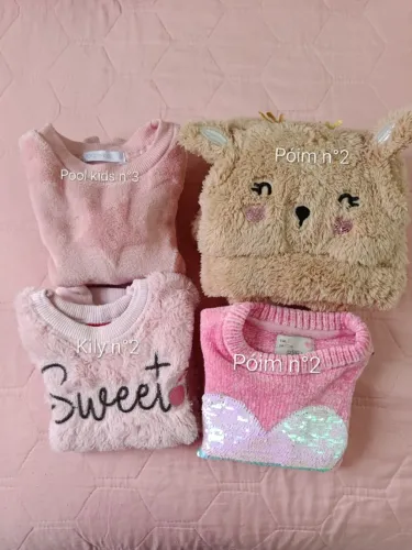 4 Blusas inverno Menina