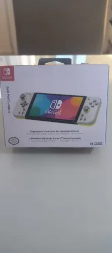 Controle Hori Split Pad Compact Branco Nintendo Switch 