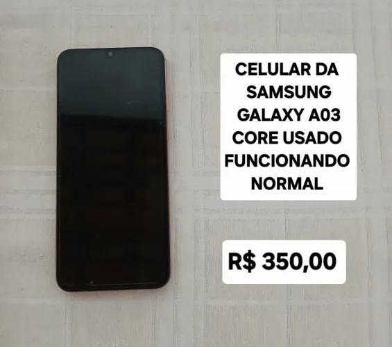 Celular da Samsung Galaxy A03 Core USADO sem carregador