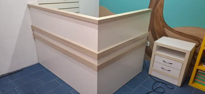 Balcão de Atendimento em L para Loja/Recepção - 1,70 x 1,20m