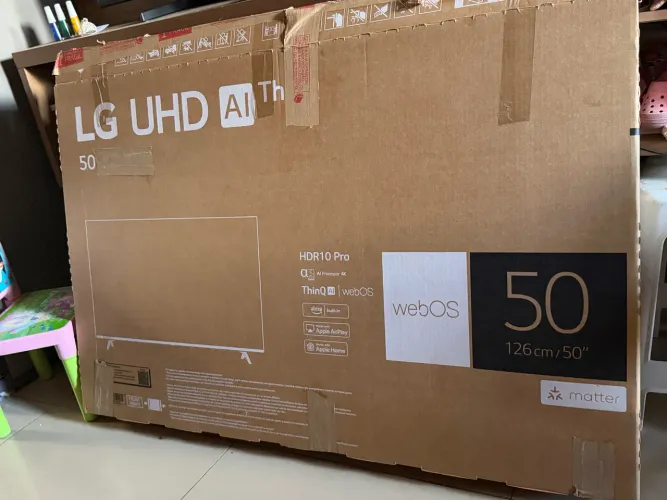 Tv smart 50 polegadas LG modelo novo zera