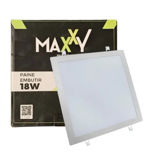 Painel 18w Embutir 22x22 6500k Maxxy (Retirada nas lojas)