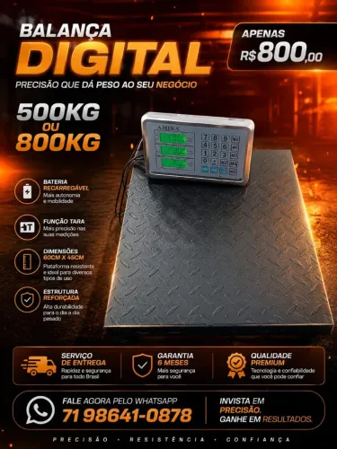 BALANÇA DIGITAL 150KG 300KG 500KG 700KG na CAIXA GARANTIA SCOOTER ELÉTRICA 0KM