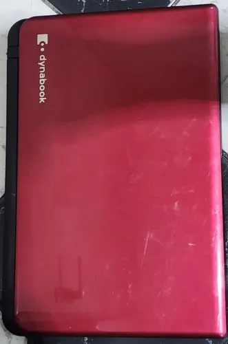 Notebook Toshiba i7 vermelho 