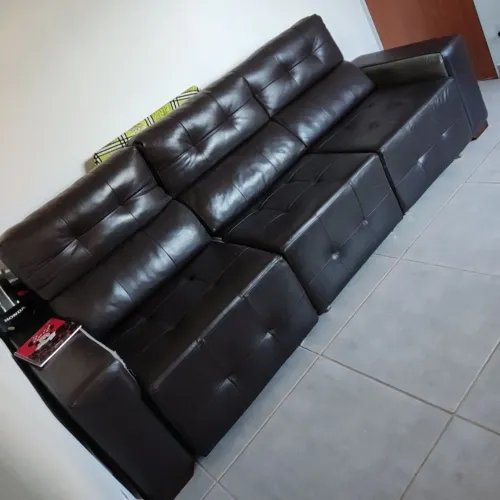 SOFÁ RETRÁTIL E RECLINÁVEL 3 LUGARES - SUPER CONFORTÁVEL