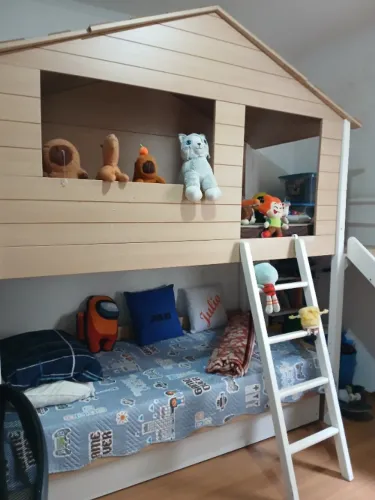 Beliche Montessoriano c/casinha e escorregador