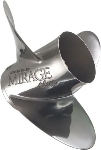Helice Mercury Marine Plus Passo 19, Aço Inox, 3 pás