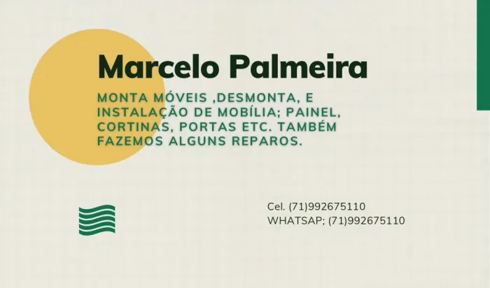 Serviço de marcenaria , Montador , reparo e instalação de móveis 