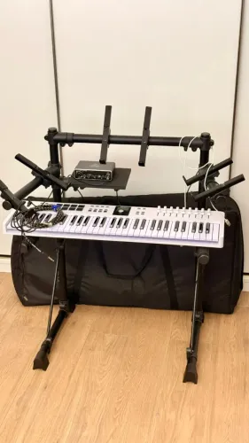 KIT COMPLETO PARA PRODUÇÃO MUSICAL - TECLADO CONTROLADOR