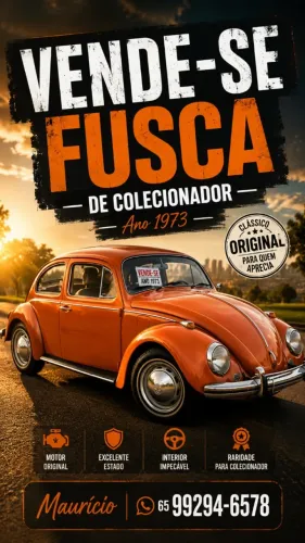 Volkswagen Fusca 1300 1973