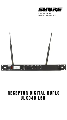 Receptor ULXD4D L50 SHURE Digital Profissional