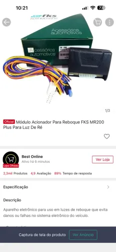 Interface para reboque