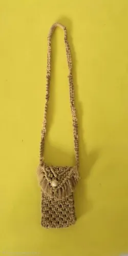 Bolsa da macramé 