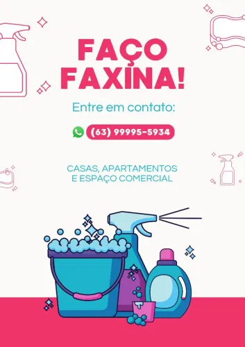 Faço faxina!