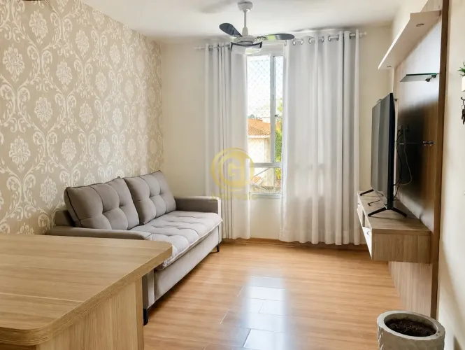 Apartamento à venda em Jacareí-SP: 2 quartos, 1 sala, 1 banheiro, 1 vaga de garagem na Cid