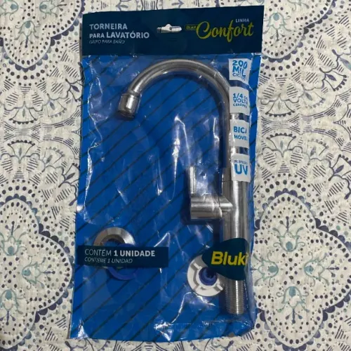 Torneira De Mesa P/ Lavatório Banheiro Blukit