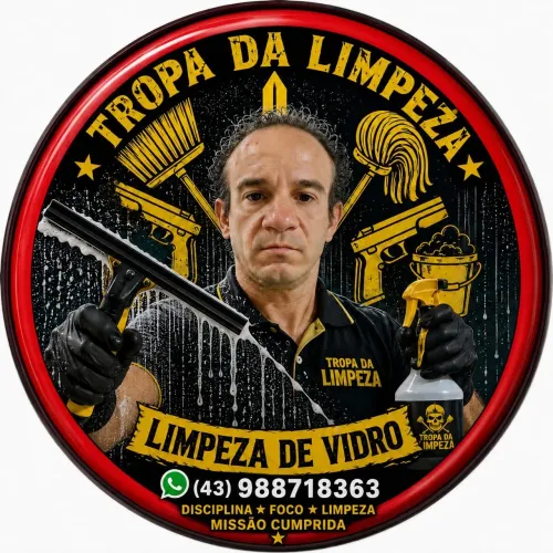 Tropa da limpeza limpeza limpamos vidros 