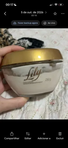 hidratante corporal lily o boticário 250g
