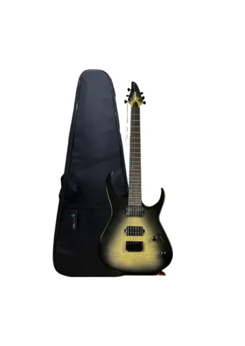 KIT Guitarra Eletrica Waldman WM320F BKB + CAPA DE GUITARRA