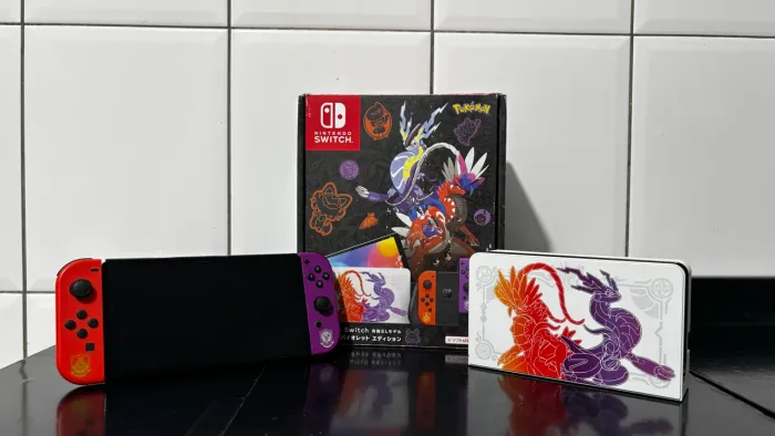 Switch Oled Edição Pokemon Scarlet and Violet Desbloqueado