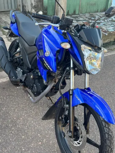 Moto fazer 150 2023/2023 cor azul modelo USB