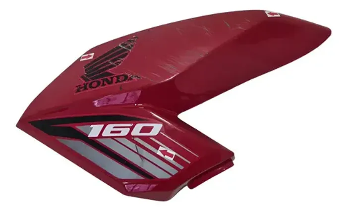 Carenagem Aba Tanque Esq Honda Cg160 Fan 16/21 Detalhe 62553 Vermelho