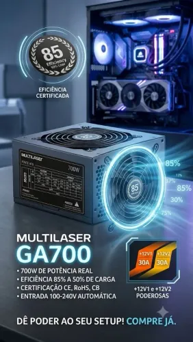 Fonte ATX Gamer GA 700w