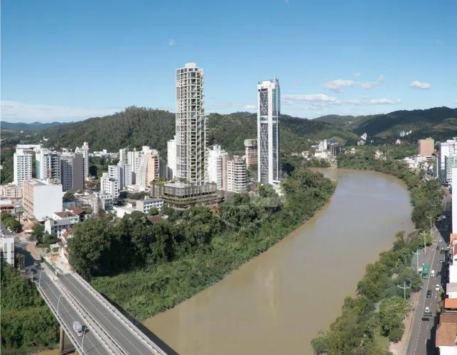 Sala à venda, 53 m² por R$ 665.000,00 - Ponta Aguda - Blumenau/SC
