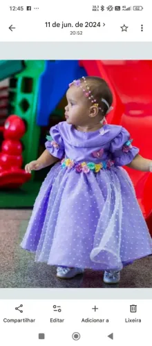 Vestido/ 1 ano