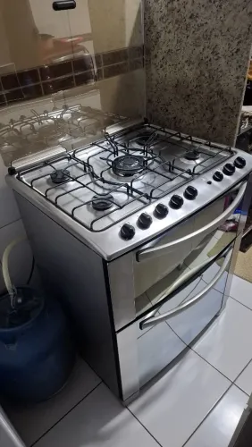 Fogão Electrolux Inox 5 bocas e 2 fornos