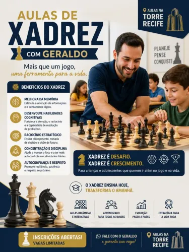 Aulas de xadrez