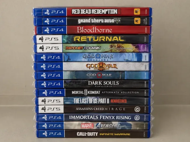 Lote de Jogos de ps4 e ps5