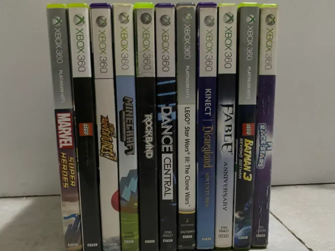 Lote de Jogos Originais Xbox 360 Bom Estado