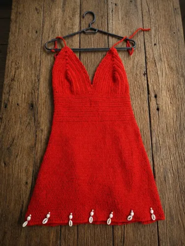 Vestido crochê