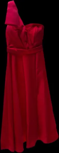 Vestido de festa zibeline vermelho tamanho M