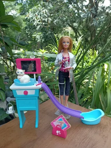 Barbie - quero ser veterinária - gatos