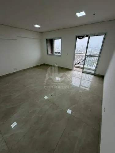 Sala Comercial para Alugar no Trend Office 42 m², 1 Vaga Vila Mathias, Santos