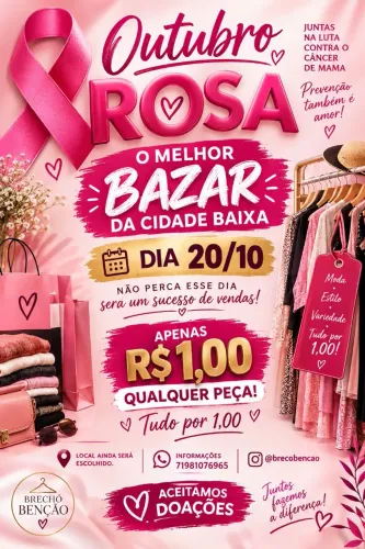 Brechó de outubro 