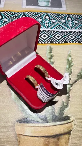 ALIANÇA BANHADA OURO 18k